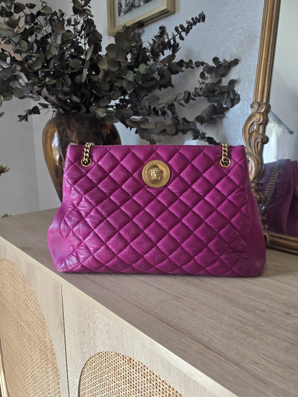 Gianni Versace Quilted Purse